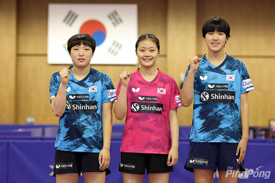 ▲ 한국 대표팀은 여자 카데트 선수들이 4강에 오른 것으로 만족했다.