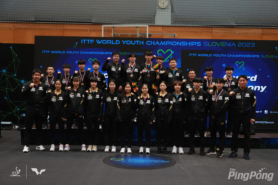 ▲ 한국탁구 청소년대표팀이 2023 ITTF 월드 유스 챔피언십에서 좋은 경험을 했다. 사진_WTT.