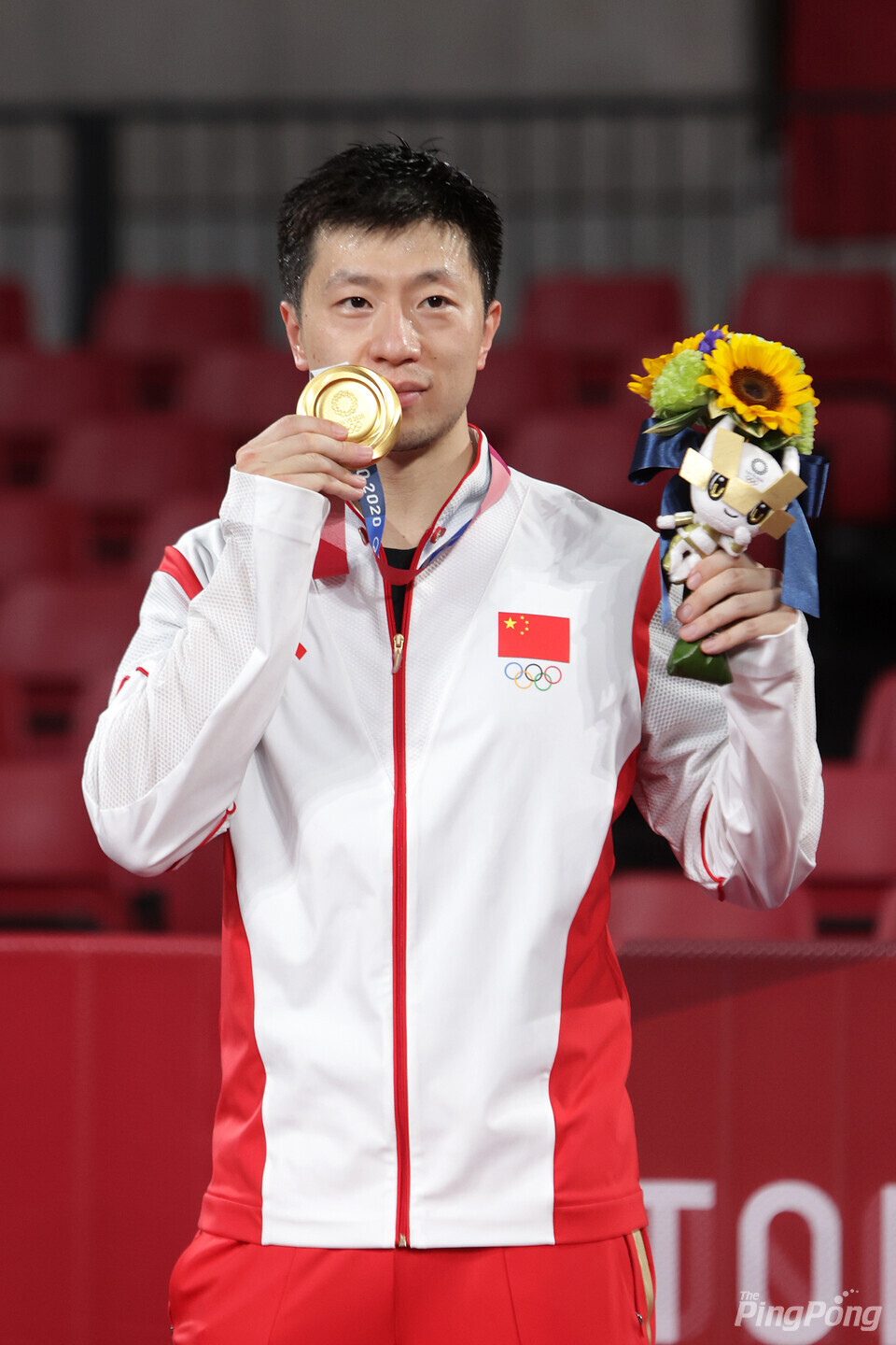 ▲ 마롱은 올림픽 남자단식 2회 연속 금메달을 획득한 유일한 선수다. 사진은 지난 도쿄올림픽에서의 모습.