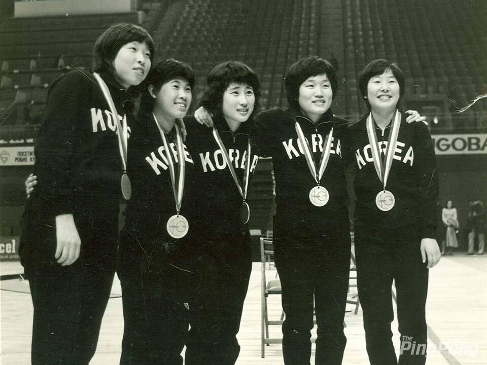 ▲ 1973년 사라예보에서 한국 구기스포츠 사상 첫 세계제패의 쾌거를 달성했다.